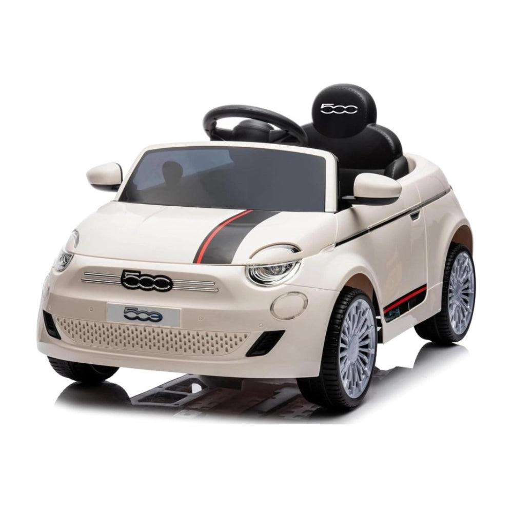 Tecnobike Shop Auto Elettrica per Bambini Fiat 500e 12V-Beige