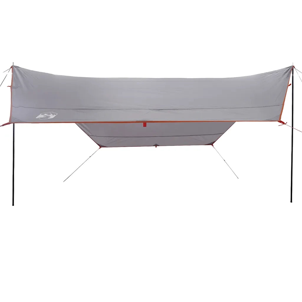 Telone da Campeggio Grigio e Arancione 430x380x210 cm Impermeabile 94684