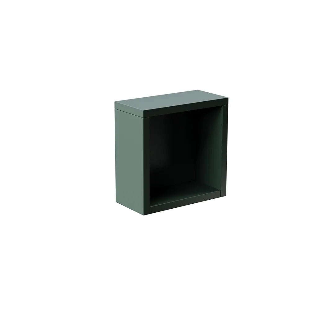 Pensile bagno sospeso a giorno 25x25cm color verde foresta | Ardenne