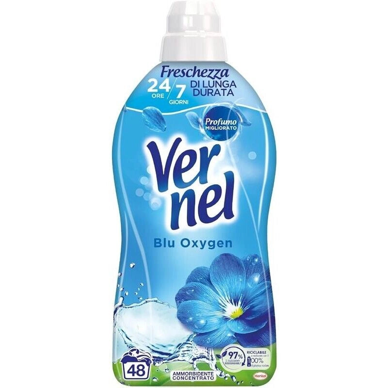 SET 8 VERNEL AMMORBIDENTE CONCENTRATO DA 48 LAVAGGI BLU OXIGEN