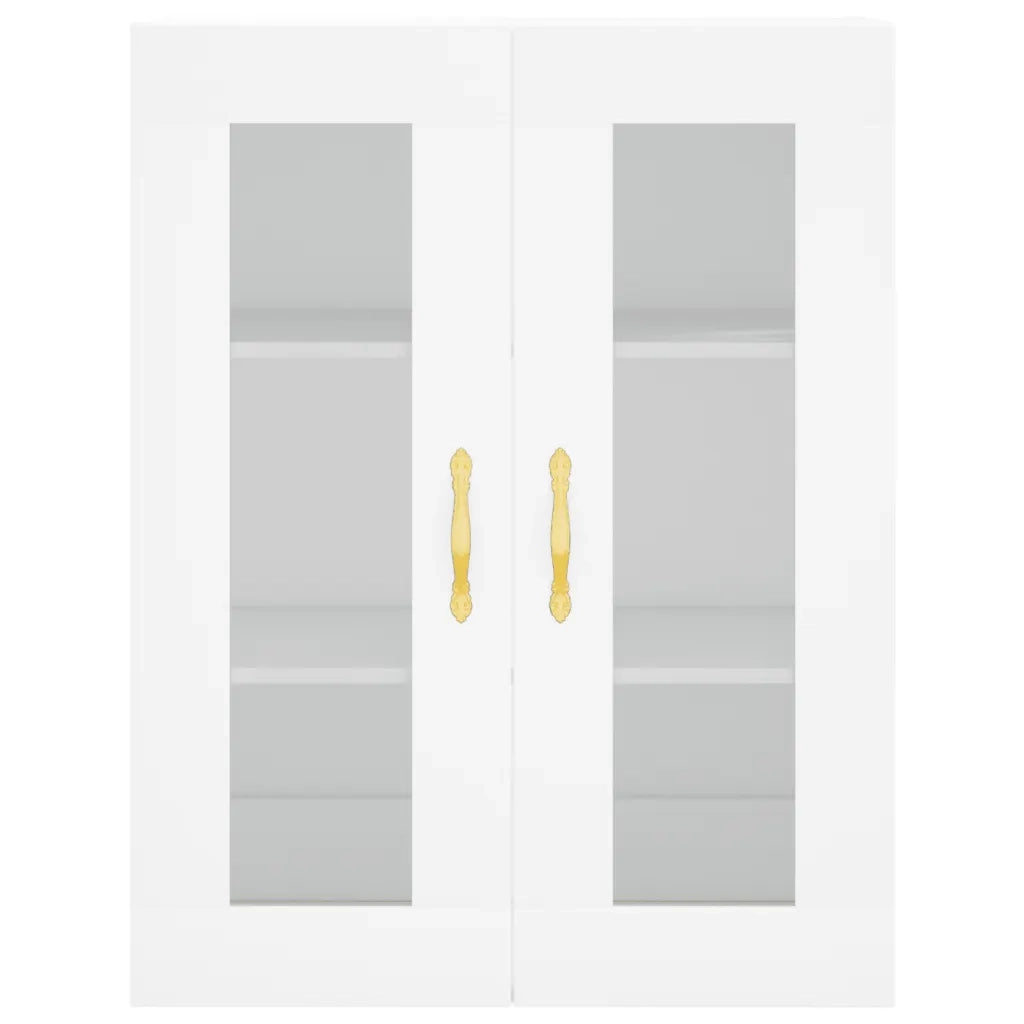Credenza Bianca 69,5x34x180 cm in Legno Multistrato 3198577