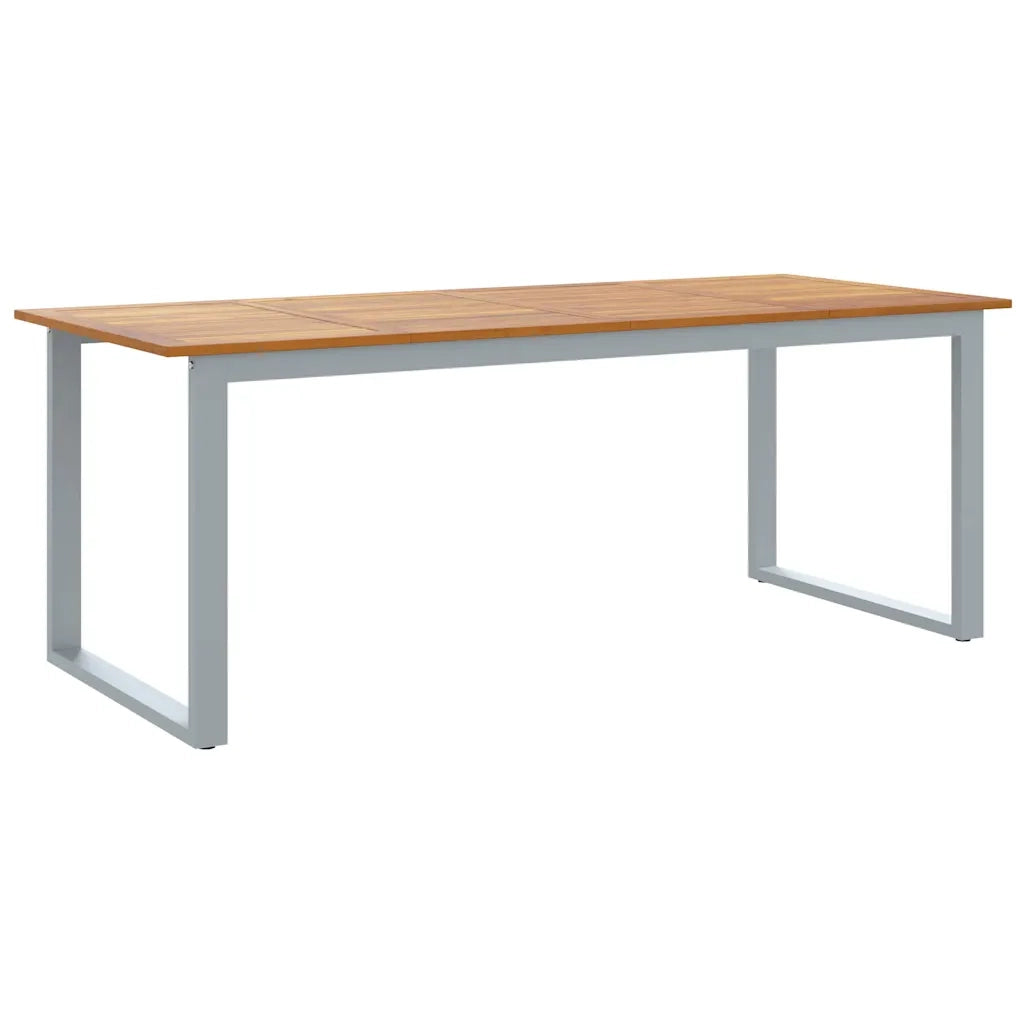Tavolo da Giardino | Tavolino da esterno Grigio 200 x 90 x 75 cm
