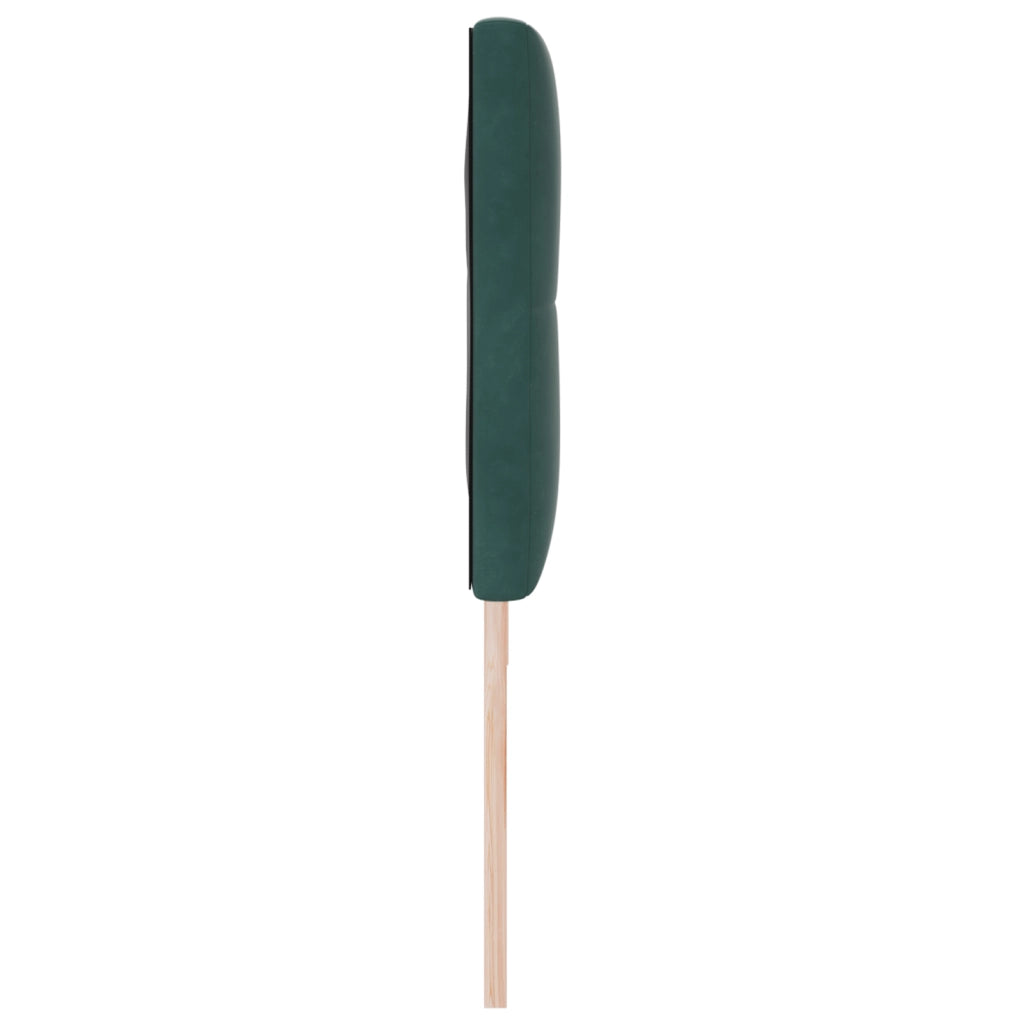 Testiera LED  Button Tufted Verde Scuro 90 cm in Velluto