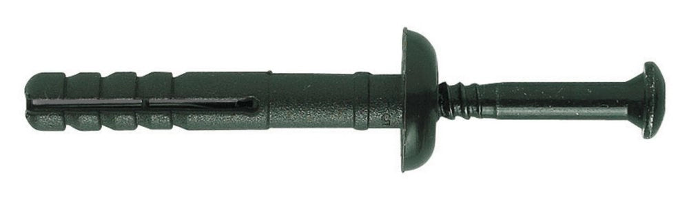 200pz tassello nylon con bordo piatto, per cartongesso,testa di moro 6x40 cod:ferx.56194