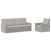 Set di divani 2 pcs Grigio Nuvola Tessuto 3433175