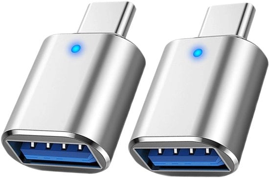Adattatore USB-C a USB 3.0 2 in 1 per smartphone Android e laptop con porta USB-C