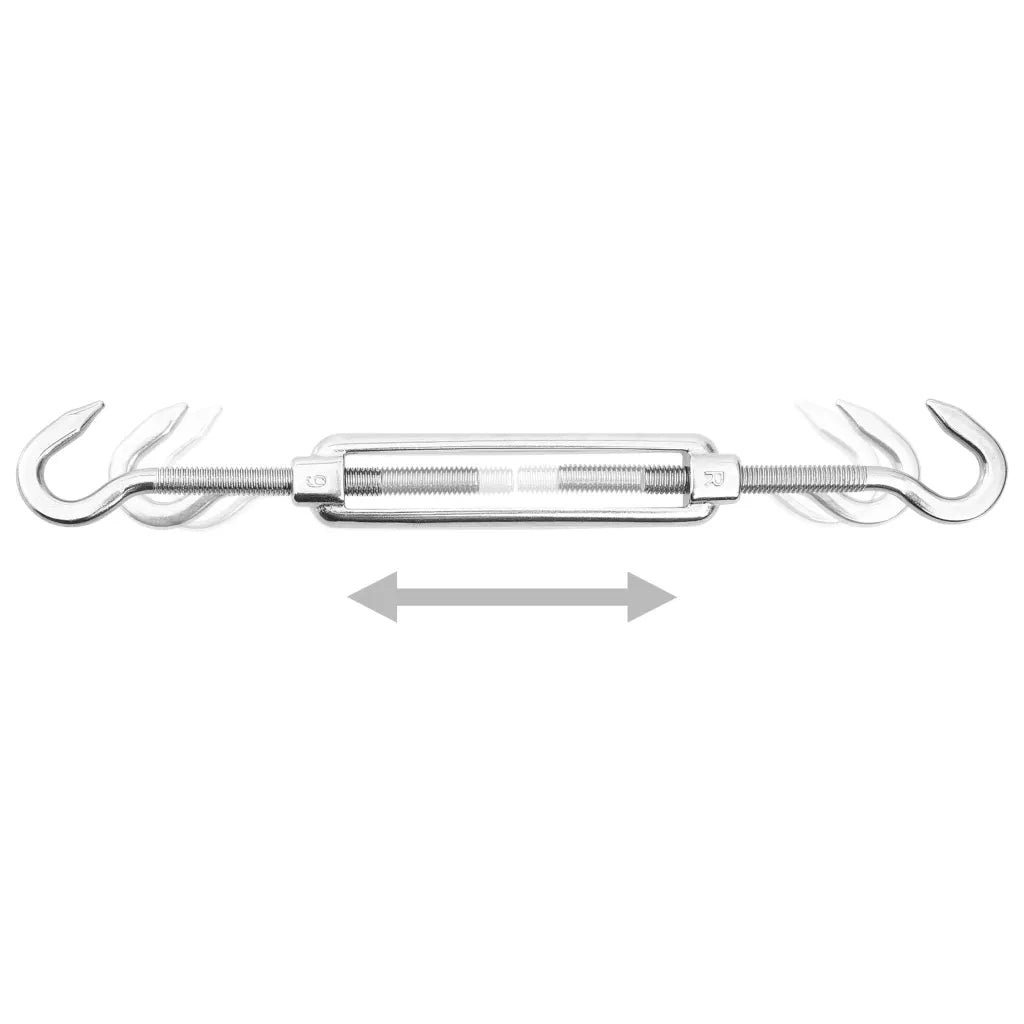 Set Accessori per Vela Parasole 5 pz in Acciaio Inossidabile