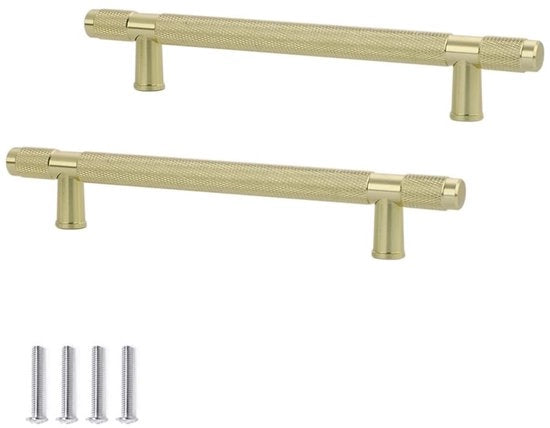 Maniglie in alluminio leggero per mobili - Maniglie di carico 128mm - Maniglie di apertura - Hardware decorativo - Design resistentente allo shock