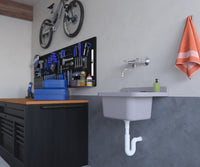 Lavatoio 60x34x21 cm in Polipropilene 17l Forlani Pilozzo 60 Grigio