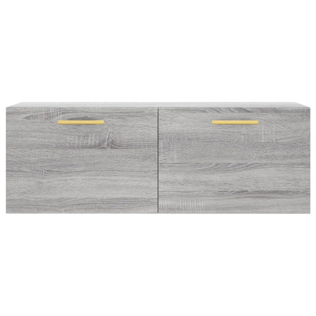Mobile a Parete Grigio Sonoma 100x36,5x35 cm Legno Multistrato 830122