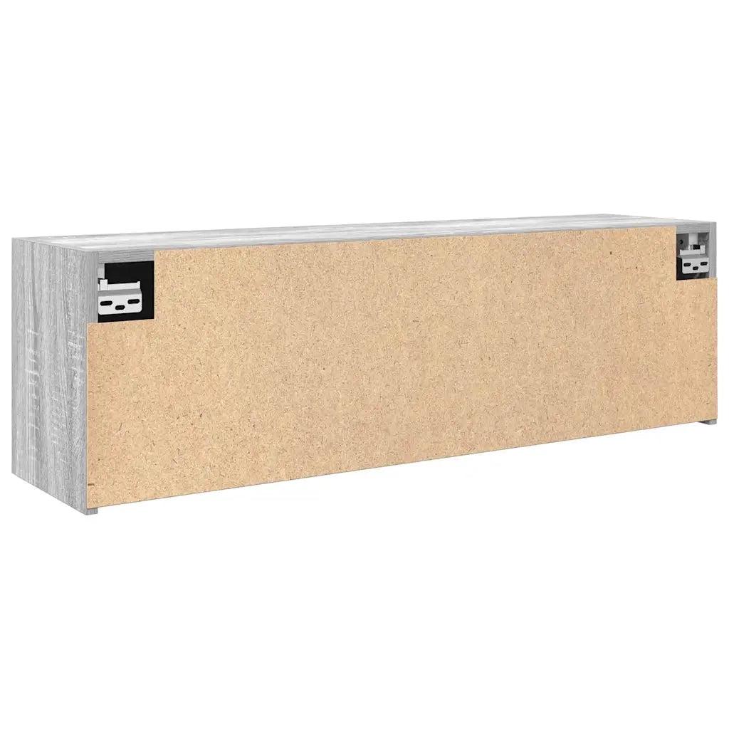 Mobile da Bagno Grigio Sonoma 100x25x30 cm in Truciolato