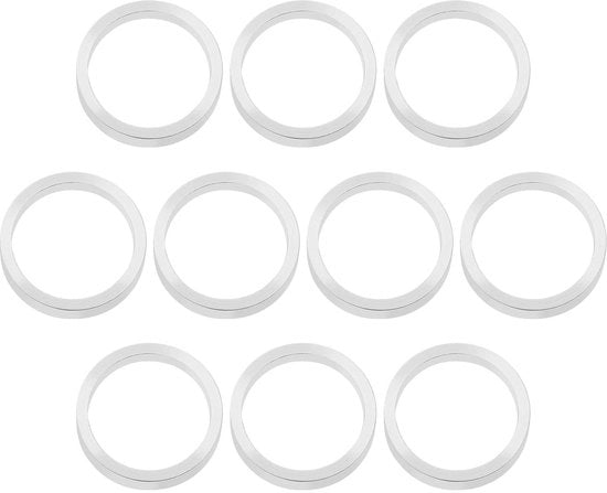 Accessori per bicicletta - Spacers per catena - Lavagna - 10mm diametro interno - Ideali per ruote della catena - 10 pezzi