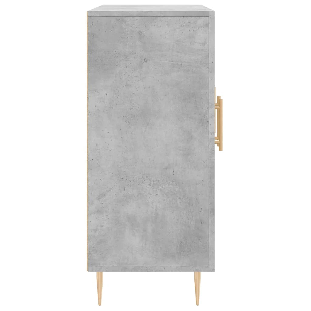 Buffet credenza cassettiera armadio mobile contenitore organizer per cucina soggiorno salotto 90 x 34 x 80 cm legno ingegnerizzato grigio 02_0032121
