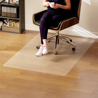 Tappetino per Sedia Ufficio Salvapavimento 100x150 cm in Plastica Trasparente