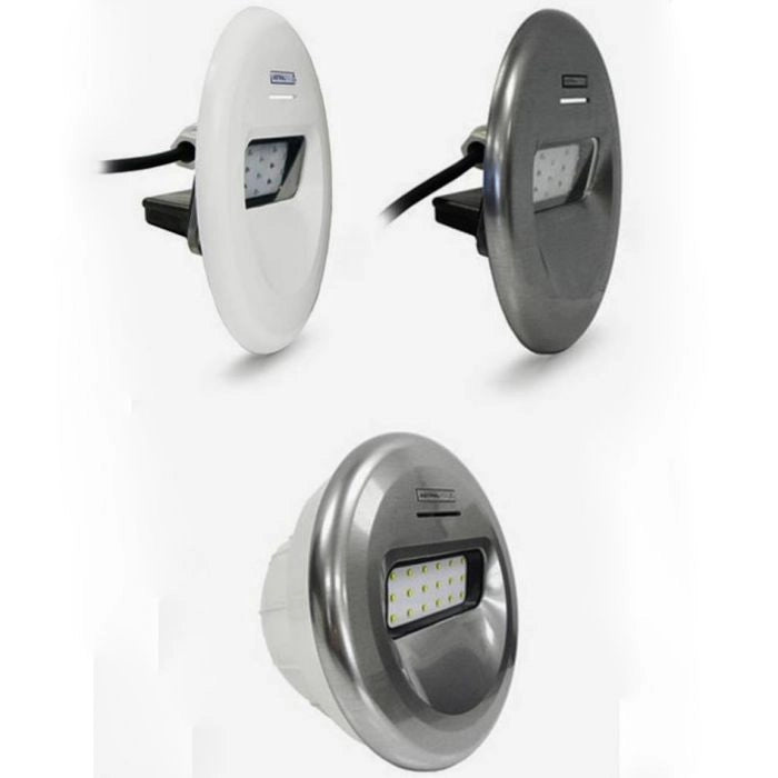 Lampada Lumiplus Design Led Bianca - Colore Effetto Inox Colore: Bianco Puro