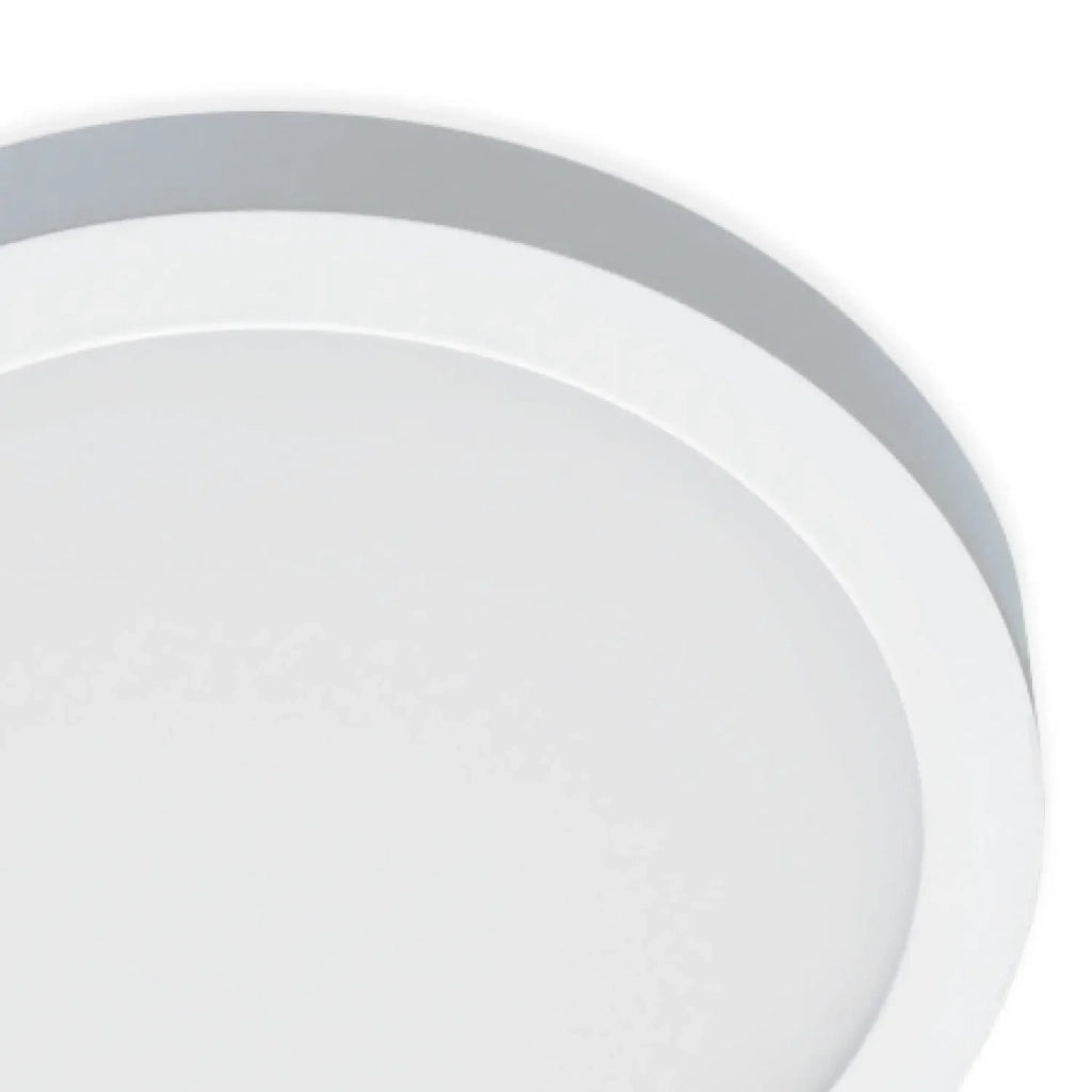 LÚZETE - DOWNLIGHT LED DA SUPERFICIE CIRCOLARE 24W 3000K-6000K Ø 29,5 CM BIANCO