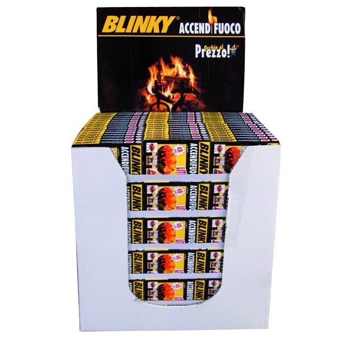 BLINKY 8011779357495 Blinky Accendifuoco -Lite Pall-Box 270 Cubo con 48 Cubetti Accendifuoco inclusi colore Nero