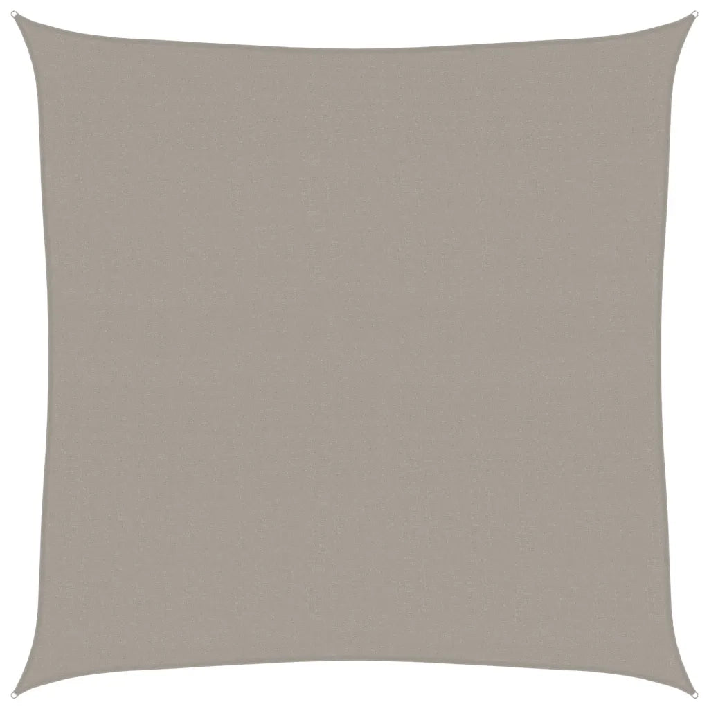 Vela Parasole 160 g/mÂ² Quadrata Grigio Chiaro 6x6 m in HDPE