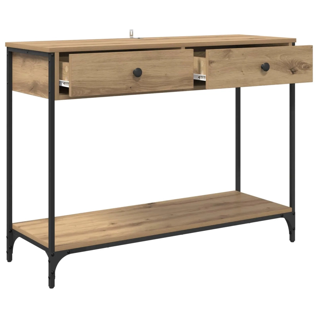 Tavolo consolle Rovere artigianale 100 x 34,5 x 75 cm