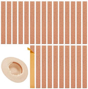 Strisce di protezione per piedi - 40 pezzi - Reducitore di dimensione autoadesivo - Nastro di misura regolabile - Inserti di gomma - Comfort durante il trasporto - 20,1 x 2 cm - Pedana di protezione per piedi