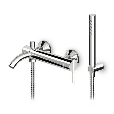 MONOCOMANDO VASCA DOCCIA ESTERNO C/ACCESSORI SERIE ZXS- Cromo zucchetti