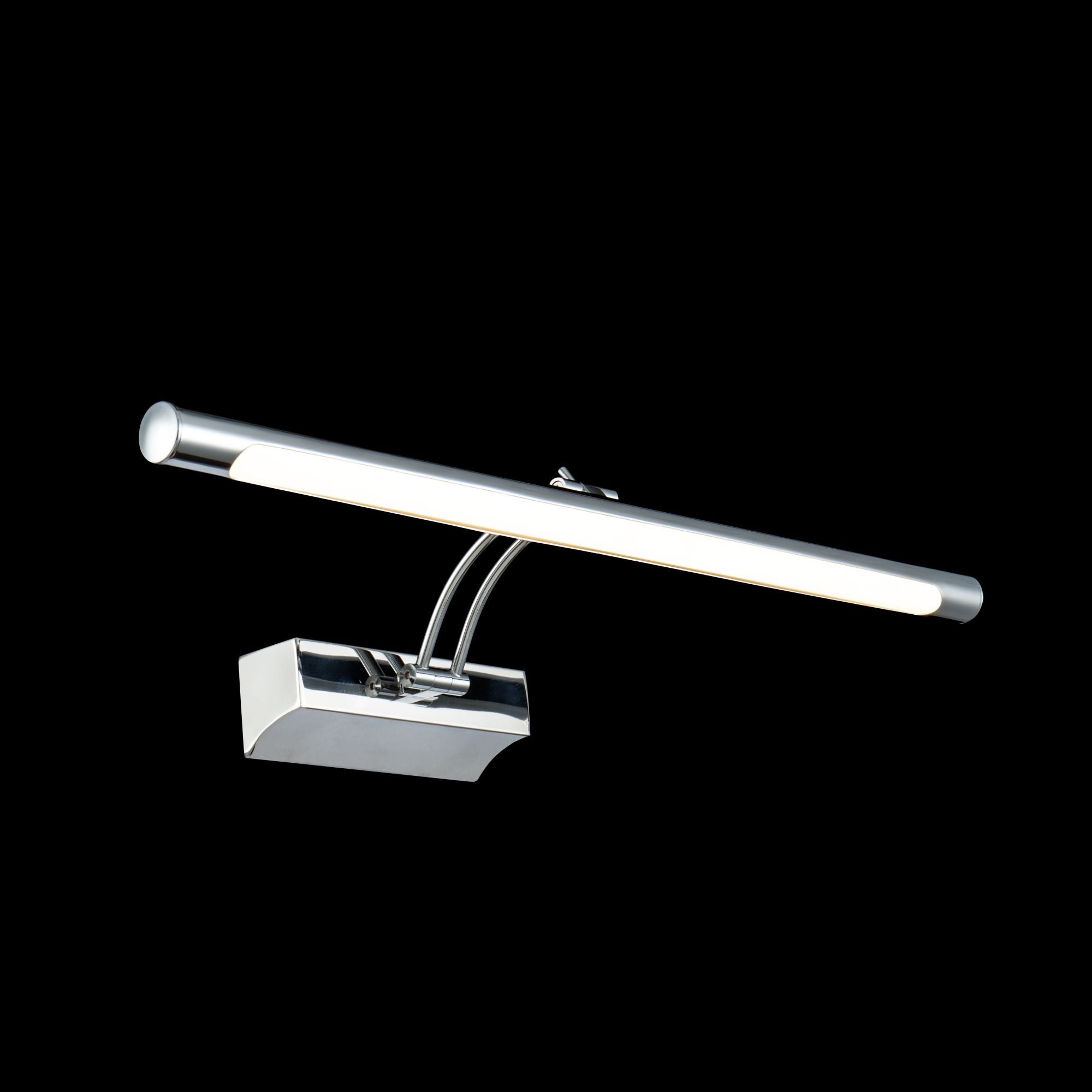 Lampada da parete per quadri Mirror in Metallo Fino Cromo