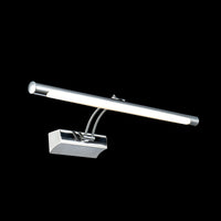 Lampada da parete per quadri Mirror in Metallo Fino Cromo