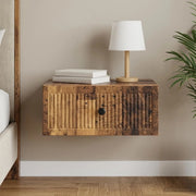 Armadio da Notte con cassetto Legno antico 49 x 34,5 x 20 cm 897951