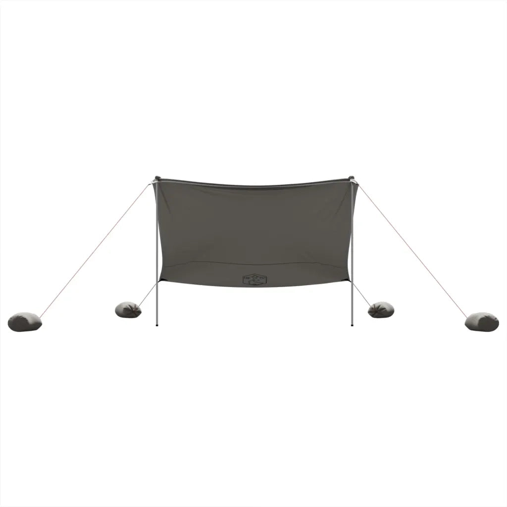 Baldacchino da Spiaggia con Ancore per la Sabbia 304x300 cm 4008646