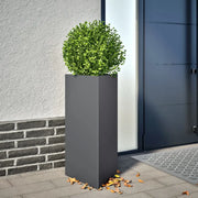 Fioriera Antracite Triangolare 40x34,5x75 cm in Acciaio 851161