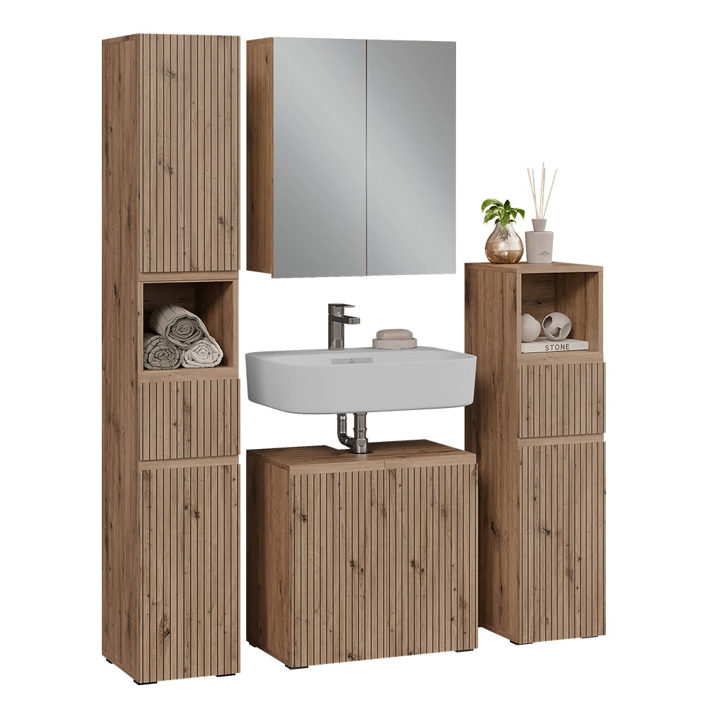 Vicco Set di mobili da bagno Artigiano 4 parti