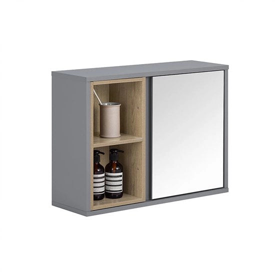 Specchio Porta Wandkast - Ripostiglio Bagno - Wandkast - Spaziale - 60 cm x 45 cm x 20 cm