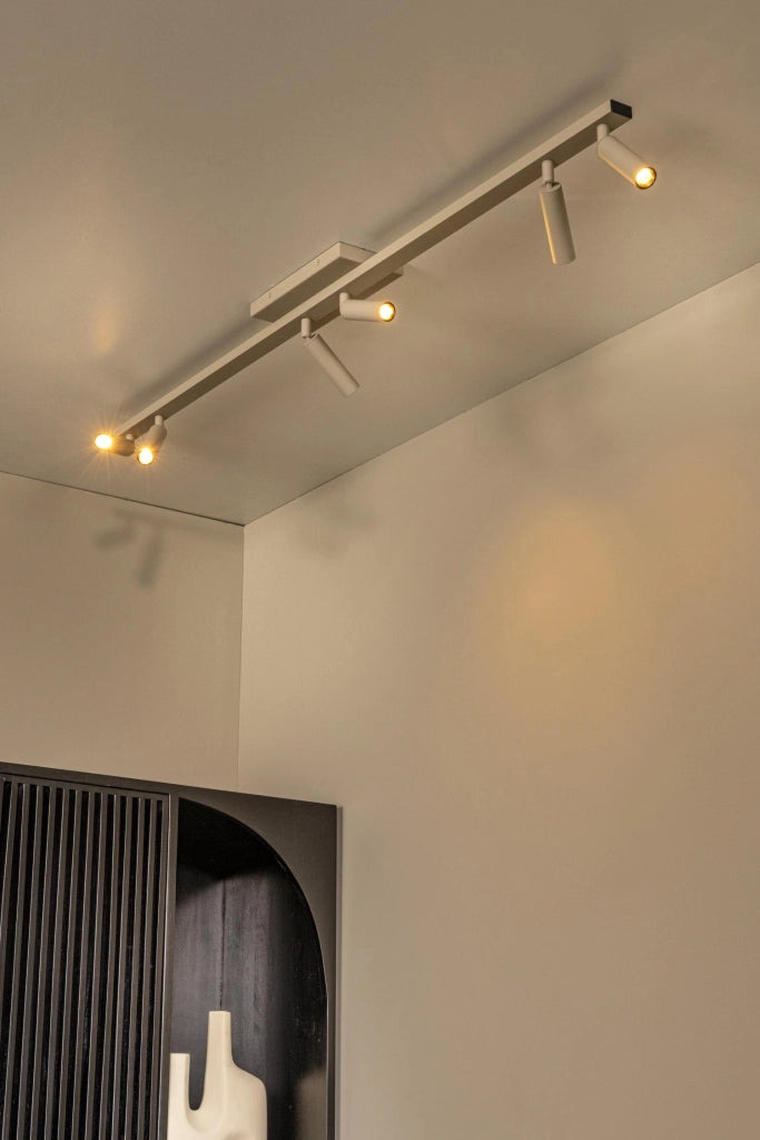 Plafoniera con faretti 6xG9 beige alluminio KEONI Lucide