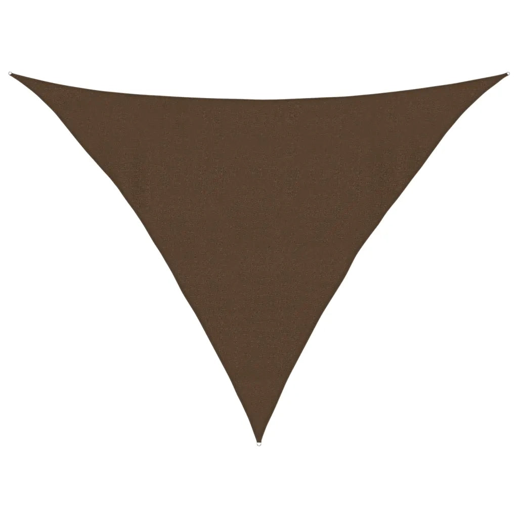 Vela Parasole | Telo Ombra | Vela da ombra 160 g/m2 Marrone 4x4x5,8 m in HDPE