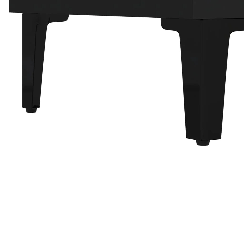 Buffet credenza cassettiera armadio mobile contenitore organizer per cucina soggiorno salotto 69,5 x 34 x 90 cm legno ingegnerizzato nero 02_0036067