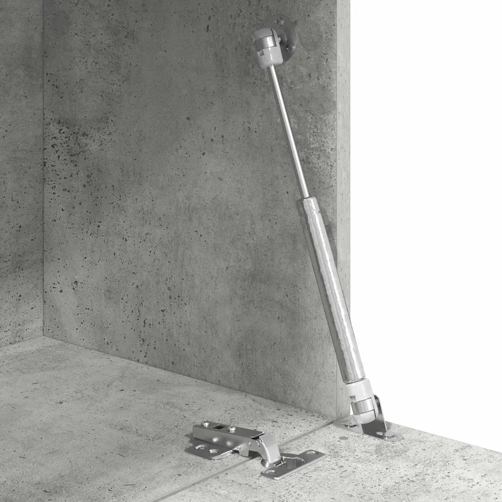 Scrivania con lo scaffale Grigio cemento 71,5 x 31,5 x 106,5 cm 869485