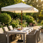 Ombrellone da Giardino 2x3 palo centrale in legno - LENA