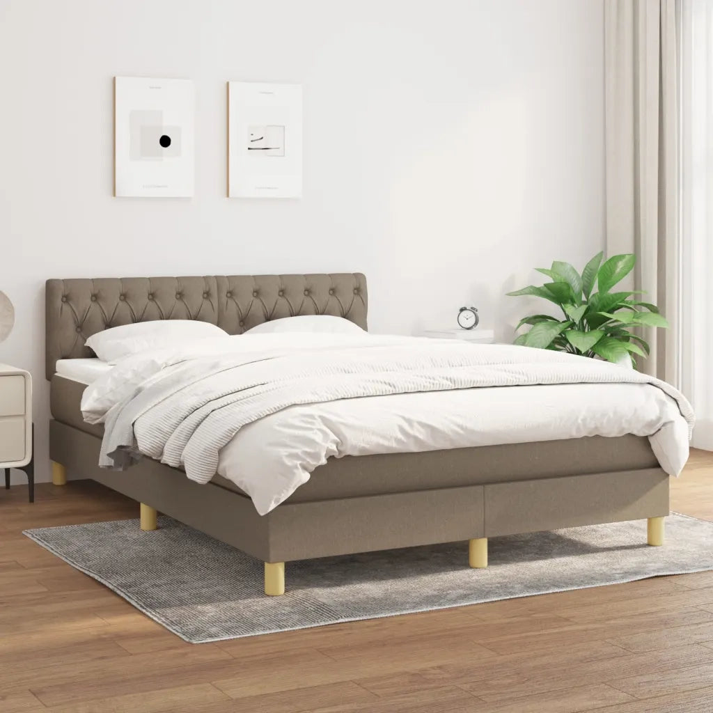 Giroletto a Molle con Materasso Tortora 140x190 cm in Tessutocod mxl 99570