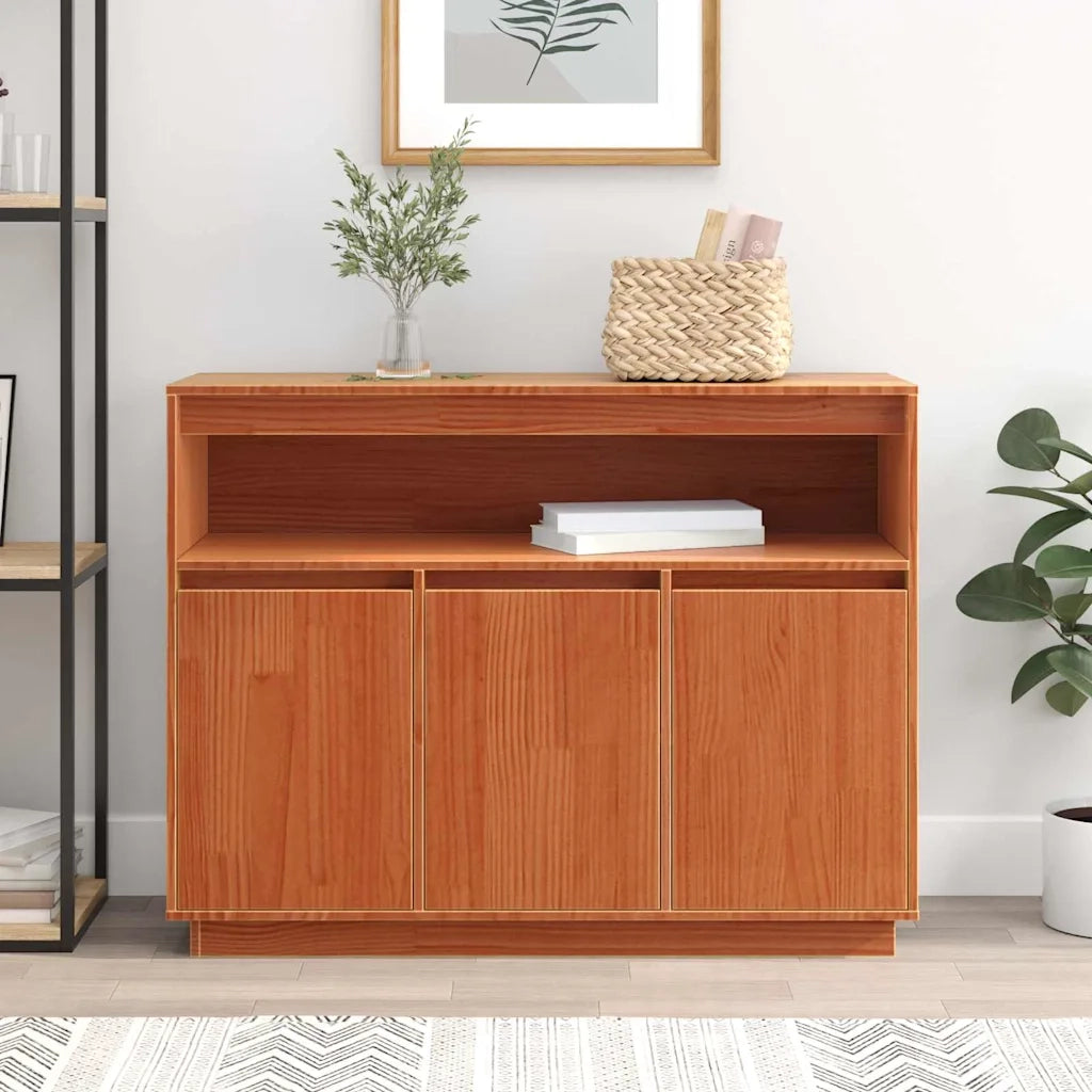 vidaXL Credenza Marrone 104.5 x 34 x 80 cm