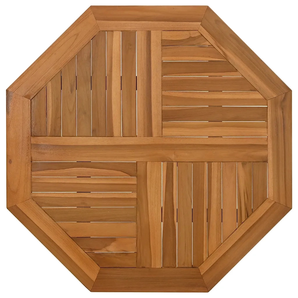 Piano per Tavolo 60x60x2,5 cm Ottagonale Legno Massello di Teak 366664