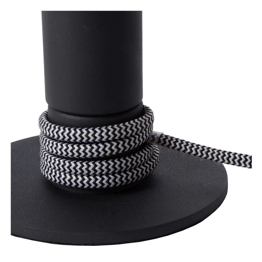 Lampada da tavolo Lucide Marit nera E27 40W 45576/01/30