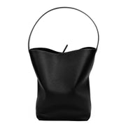 Borsa a tracolla da donna in vera pelle, borsa a mano da donna nera