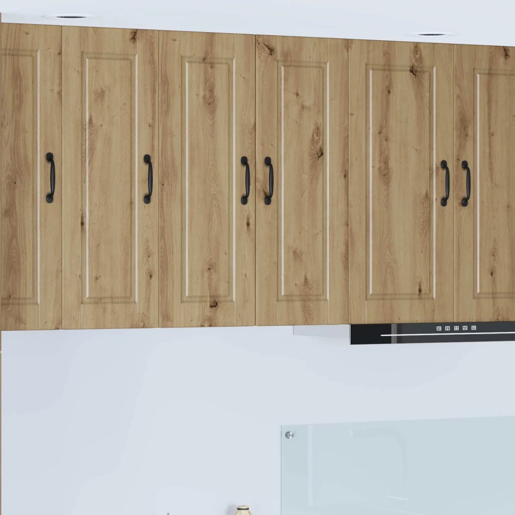 Pannello lavastoviglie 2 pcs Rovere artigianale 30 x 31 x 80 cm 885374