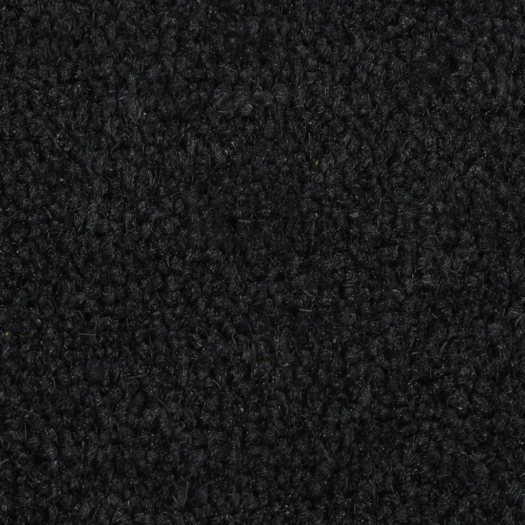Zerbino Naturale Nero Mezzo Rotondo 40x60 cm Fibra di Cocco