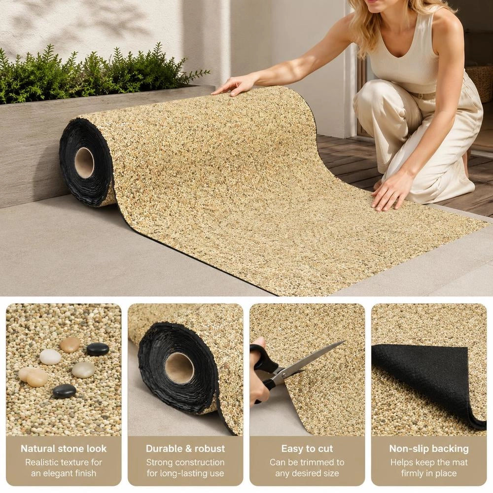 Stone Foil Natural Sand 250x60 Cm