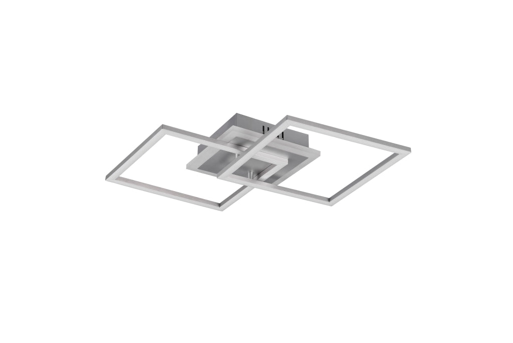 Plafoniera da Interno a LED in Metallo Titanio