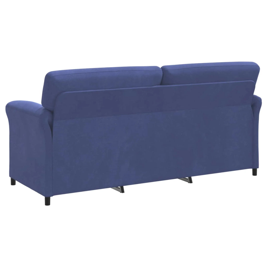 Set di divani 2 pz Blu Polizia Velluto 3424925