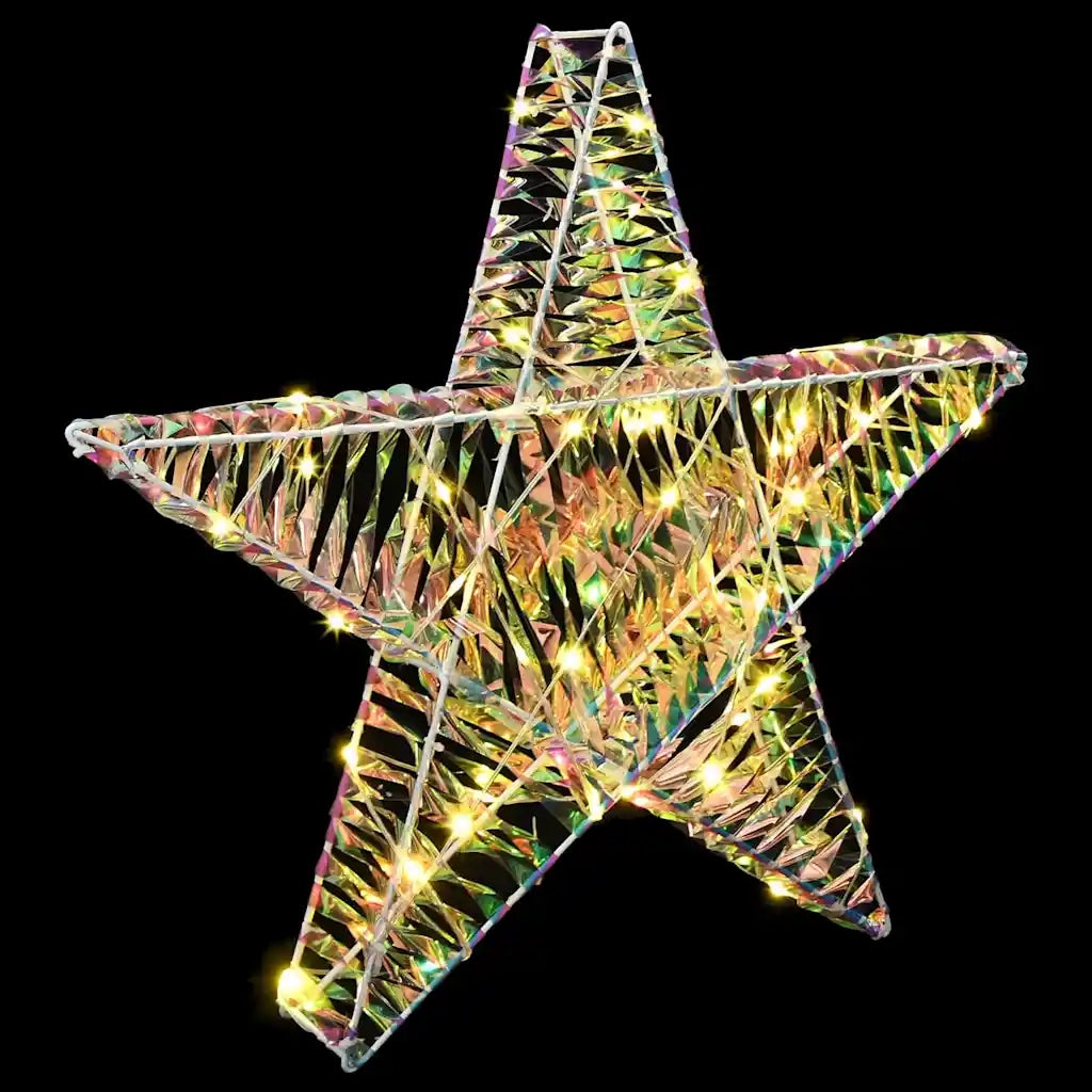 Stella 3D con 50 LED Bianco caldo 55 x 52.5 x 9 cm PET 42019102