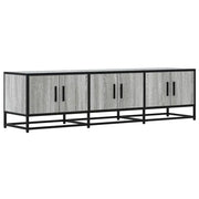 Mobile TV | Armadietto TV | Mobile Porta TV Grigio Sonoma 150x35x41cm in Truciolato e Metallo
