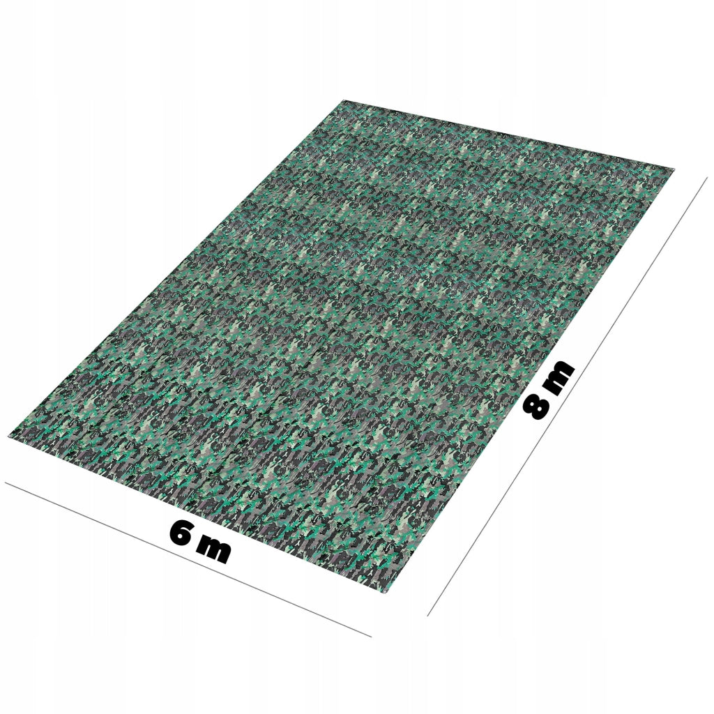 Telone KADAX spesso, impermeabile, rinforzato anti-UV, 6x8 m, 90 g, copertura resistente